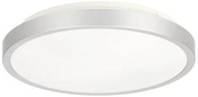 BERGE Stropné LED svietidlo SEMO-R SILVER - 2xE27 IP20 + 2x E27 10W sviečka - teplá biela