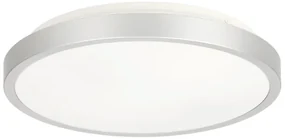 BERGE Stropné LED svietidlo SEMO-R SILVER - 2xE27 IP20 + 2x E27 10W sviečka - teplá biela