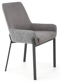 Jedálenská stolička VERONA šedo šedá