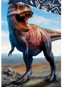 TipTrade Bavlnené obliečky 140x200 + 70x90 cm - Nesmteľný T-Rex
