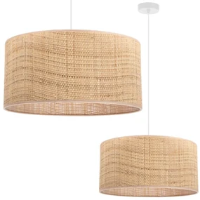 Závesné svietidlo Rattan, 1x ratanové tienidlo, (fi 45cm), w