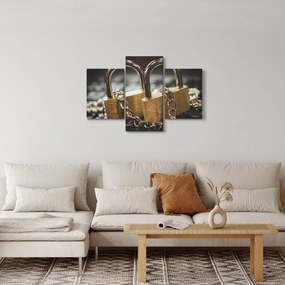 Obraz dvoch zámkov (90x60 cm)
