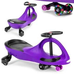 Gravitačné odrážadlo so svietiacimi kolesami - fialové