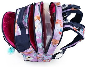 Veľký školský set Topgal COCO 22006 G - školská taška + peračník + vrecko na prezuvky + pláštenka na batoh