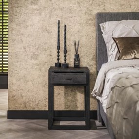 Nočný stolík 28-15 Square Drevo Mango  - Komfort-nábytok