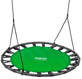 Neo-Sport Hojdačka Bocianie hniezdo SWINGO XXL 120 cm zelená