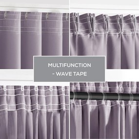 Zatemňovací termo záves staroružový 140x270 cm Pleat – Restilo