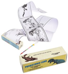 Cestovná sada detských omaľovánok a rébusov Rex London Prehistoric