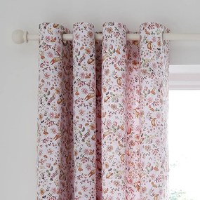 Ružový detský záves 2 ks 168x183 cm Enchanted Butterfly – Catherine Lansfield