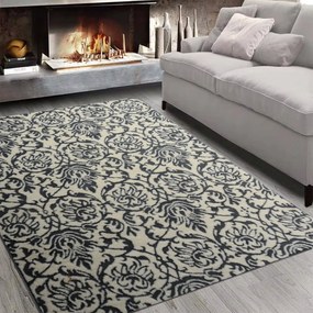 Tutumi Barcelona, plyšový 3D koberec 140x200cm, šedá, SHG-04004