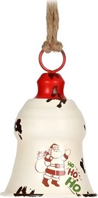 Vianočný Retro zvonček so Santa Clausom 13 cm