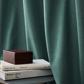 Zelený menčestrový termo záves 140x260 cm Madison – douceur d'intérieur