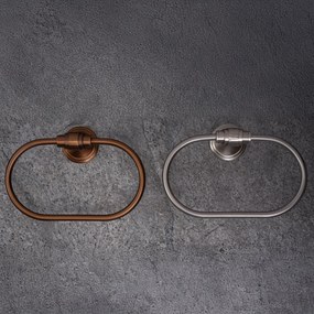 Rea Aristo, prsteňový kúpeľňový vešiak 16101, zlatá matná, REA-98504