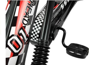 LEAN CARS Motokára Black A-15 Nafukovacie kolesá