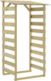 vidaXL Pergola so strechou 100x90x200 cm impregnované borovicové drevo