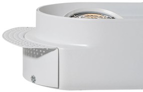 Okrúhle zapustené bodové svetlo biele GU10 70 mm 2-svetlo - Hubs