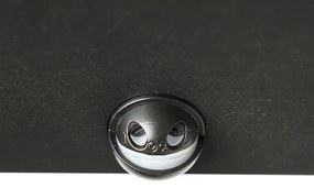 Sada 2 vonkajších nástenných svietidiel čiernych s detektorom pohybu - Rotterdam