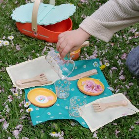 Piknikový košík s riadom