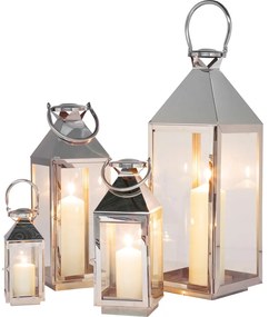 Súprava 4 dekoratívnych lampášov Kare Design Giardino