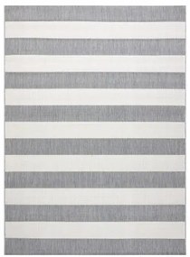 Koberec Floorlux sizal flat 48644/637- Pásy sivo biely