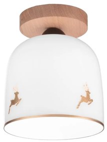 KolarzA1352.11.Au.100-Prisadený luster NONNA 1xE27/60W/230V jelene dub/biela/zlatá
