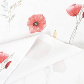 Goldea teflónová látka na obrusy - vlčie maky 160 cm