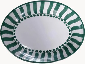 Ručne vyrobený servírovací tanier Rayure Sole