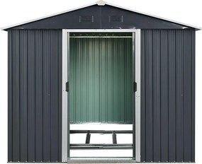Záhradný domček na náradie Avenberg 2,36 x 1,31 m ANTRACIT SD-YX48-H154C