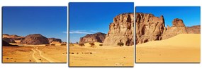 Obraz na plátne - Cesta v púšti - panoráma 5129D (120x40 cm)