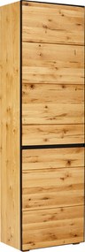 XXXLutz PREDSIEŇOVÁ SKRIŇA, antracitová, farba duba, divoký dub, 60/200/38 cm Linea Natura - Skrine - 001770004606