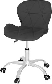 Springos kancelárska stolička – otočná stolička na kolieskach pre prácu a štúdium Farba: sivá