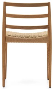 Jedálenská stolička z dubového dreva v prírodnej farbe v súprave 2 ks Analy – Kave Home