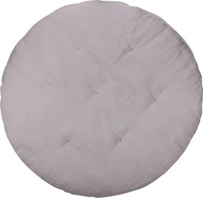 Detská ľanová podložka na hranie tmavo šedá