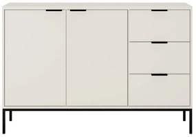 Komoda Austin 150 cm bílá/černá