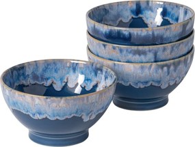 Modré misy v súprave 4 ks z kameniny ø 15 cm Latte – Costa Nova