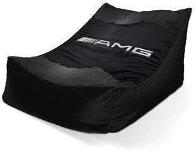 Sablio Sedací vak Lounge AMG čierna - 80 x 95 x 50 cm