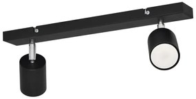 LED Bodové svietidlo TUNE 2xGU10/4,8W/230V čierna