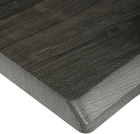 Jedálenský stôl 160x90 cm HT-F4316 GREY sivý dub / čierne nohy