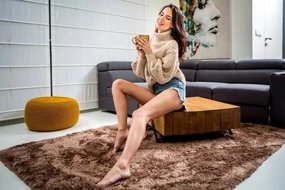 Plyšový Koberec Excluziv Mokka