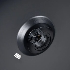 Sollux SL.1703 - Luster na lanku BILO 1xE27/15W/230V pr. 35 cm čierna