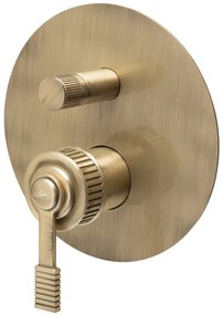 Sapho Sapho, VERSI podomietková sprchová batéria, 2 výstupy, bronz, RV042/18
