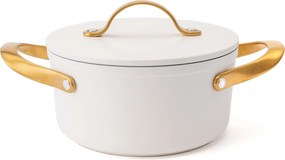 Elmich Nepriľnavý keramický hrniec Zen Ø 18 cm – krémovozlatá