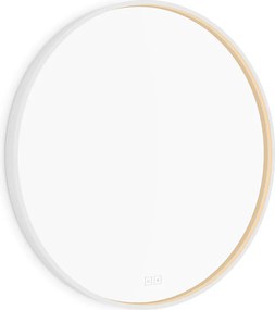 Nimco Biele LED zrkadlo pr. 700 s dvoma dotykovými senzormi - ZPB 31001RVX-05