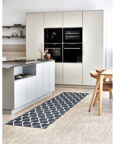 Tmavosivý vnútorný a vonkajší koberec 70x50 cm Otis Granit – Pappelina