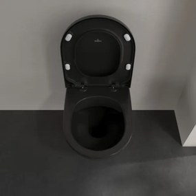 Villeroy & Boch 5614R0R7 - Závesné WC SUBWAY keramika/čierna