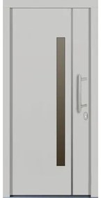 Vchodové dvere Silves drevené 110x210 cm P biele