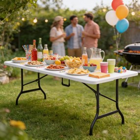 Garden Line SKLADACÍ TURISTICKÝ/KATERINGOVÝ STÔL 180 x 75 x 72 CM *2521