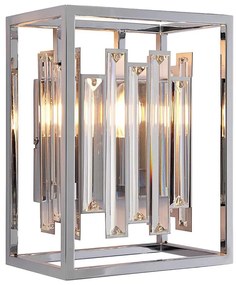 Endon 81932 - Nástenné svietidlo ACADIA 1xE14/40W/230V lesklý chróm