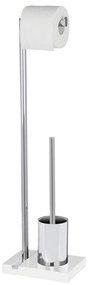 WENKO 20486100 - WC kefa NOBLE 20x74 cm chróm/biela