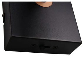 Čierne/v bronzovej farbe LED bodové svietidlo 20,5x10 cm Ikaris – Trio Select